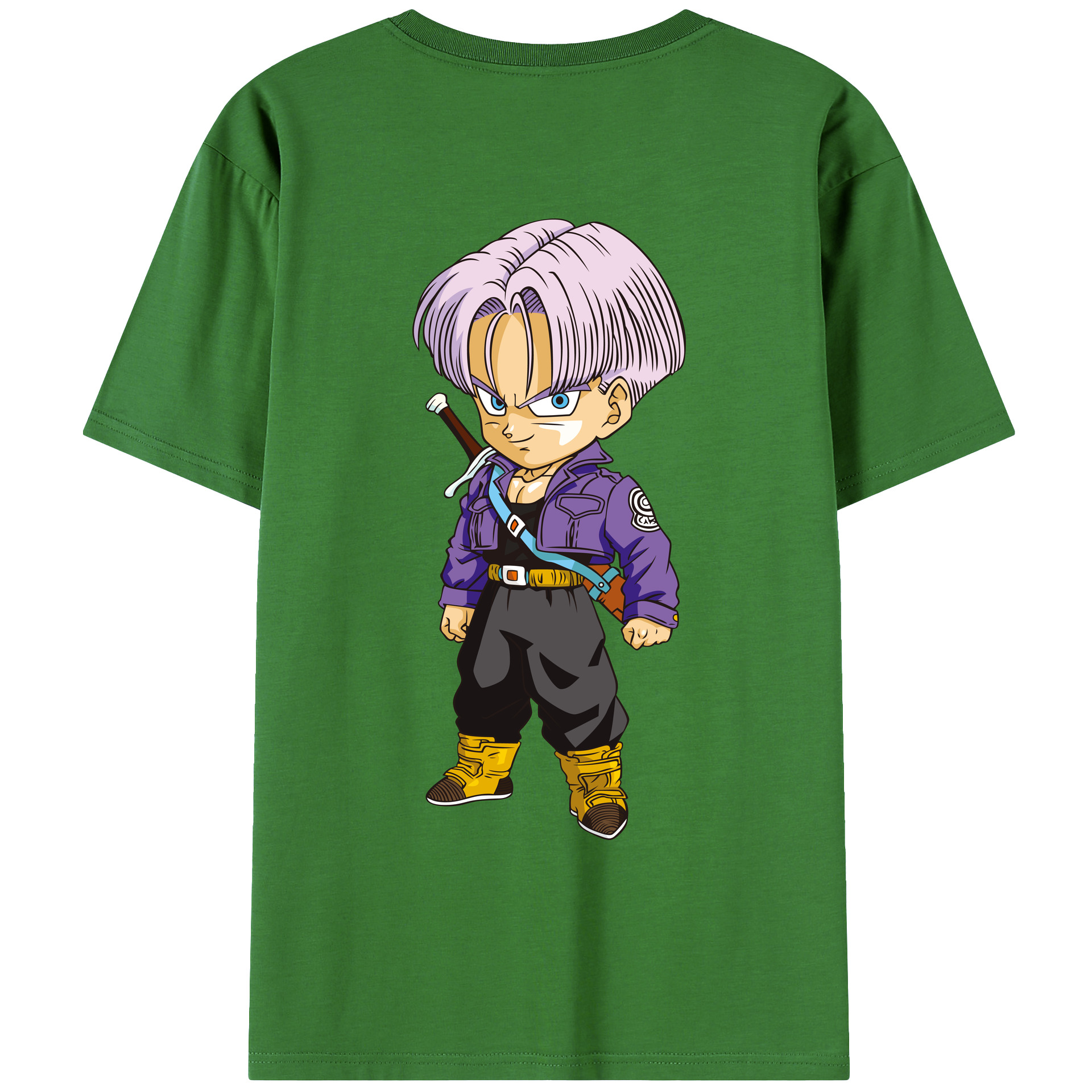 （画像用） ドラゴンボール トランクス（Torankusu）DRAGON BALL Trunks レディース半袖Tシャツ(バックプリント)